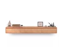Stylish Floating TV Stand, Wall-Mounted Media Console, Large Wooden Storage for Living Room & Office, Modern TV Bench for Entertainment Center, Space-Saving Design