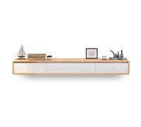 Stylish Floating TV Stand, Wall-Mounted Media Console, Large Wooden Storage Solution for Living Room & Office, Modern TV Bench for Entertainment Center