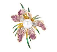 Stylish Flower Brooch Women Alloy Brooch Unique Lapel Pin Office Wear Accessory Great For Professional And Social Event Business Meeting Jewelry