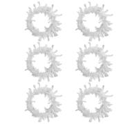 Stylish Flower Garlands Headpieces Enchanting LED Gooses Hair Wreath Accessory for a Attractive Visual Glowing Hair Accessory