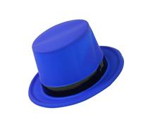 Stylish Fluorescent Tall Hat With Shining Color For Various Occasion Theme Event Party Gathering Dressingup Club Hat Party Glow