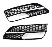 Stylish fog light grille Fog Light Cover A3 for hatchback 2013-2016 2PCS Car Front Lamp Honeycomb Grill Bumper