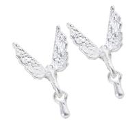 Stylish Four Pointed Star Bird Designs Alloy Dangle Earrings for Daily Wear Parties Dates Bird Quadstar Earrings