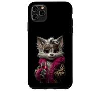 Stylish Fox Portrait Fashion Animal Wine Glass Graphic Large Case for iPhone 11 Pro Max