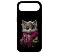 Stylish Fox Portrait Fashion Animal Wine Glass Graphic Large Case for iPhone Air
