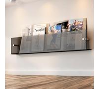 Stylish Free-Standing Bookshelves 130cm & 160cm - 6 & 8-Tier Metal Display Cabinets for Living Room, Office, Study - Gold & Black -, Stable Storage Solution