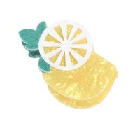 Stylish Fruit Shape PVC Hair Clip Unique Women's Barrettes Accessory For Daily Outings And Casual Gatherings Cute Lemon Accessories For Girls