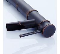 Stylish Full Copper Black Bronze European Sink Faucet, Hot & Cold Mixer - Elegant Glass Bathroom and Kitchen Tap for Modern Spaces, Premium Design & Durability