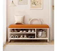 Stylish ge Shoe Rack Cabinet MultiLayer Entryway Bench with Open Storage AntiSlip Feet & Iron e Ideal for Home nization (39.4in)