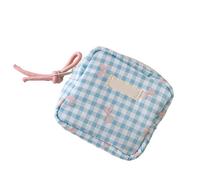 Stylish Geometric Makeup Pouches Polyester Cosmetic Storage Bag for Travel Gym Daily Use Portable Design