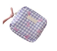 Stylish Geometric Makeup Pouches Waterproof Polyester Cosmetic Storage Bag for Travel Gym Daily Use Portable Design Portable Small Cosmetic Storage