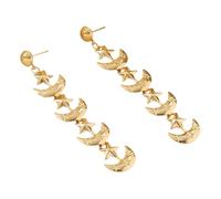 Stylish Geometric Stainless Steel Earrings Unique Design Steel Drop Earrings Adornment For Everyday Wear Women's Fashion