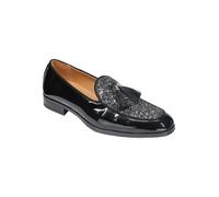Stylish Glitter Tassel Loafers - Evening And Party Footwear XPOSED Navy 11