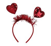 Stylish Glitters Love Heart Headband For Women Girl Music Festival Hairband Party Headdress Valentines Hair Decoration