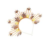 Stylish Gold Medusas Headpiece Tiaras Crowns Fashion Accessory For Women’s Mythology Themed Costumes Celebrations Handmade Wedding Tiaras