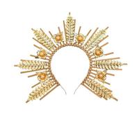 Stylish Gold Medusas Headpiece Tiaras Crowns Fashion Accessory For Women’s Mythology Themed Costumes Celebrations Handmade Wedding Tiaras