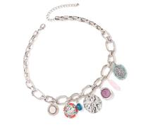 Stylish Gold Paperclip Necklace Adorned With Sun Moon And Star Charm A Versatile Accessory For Any Occasion Wear Special Occasion Jewelry