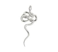 Stylish Gold Snake Pin Craft from Sturdy Steel Materials Portable Accessory for Adding Elegant Charm to Any Outfits