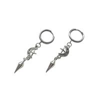 Stylish Gothic Spikes Earrings with and Star Ear Accessory for Parties Wear Elegant Festival Party Earwear Festival Party Earrings
