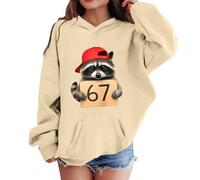 Stylish Graphic Print Hooded Pullover for Kids Featuring Front Pocket and Cozy Comfort Girls Age 11-12 Years Jumper Present 14 Year Old Girl Hoodies Teen