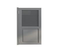 Stylish Gray Swing Door with Auto-Close Hinges, 75x70cm - Perfect Space-Saving Solution for Kitchen Pantry or Indoor Partition, Enhances Home Organization & Privacy