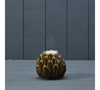 Stylish Green Ceramic Flower Tealight