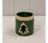 Stylish Green Ceramic Tree Tealight