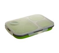 Stylish Green Lunch Box With Spork, Vibrant Lunch Box, Versatile Tiffin Box, Lightweight Lunch Packs