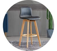 Stylish Green Swivel Bar Stool with Upholstered Backrest & Footrest - 61cm High Kitchen Counter Chair for Dining Room & Island - Modern Home Decor Essential
