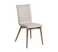 Stylish Grey Fabric Dining Chair By Angel Cerda
