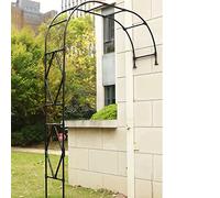 Stylish Half Garden Arch - Metal Rose Arch for Outdoor Decor Perfect for Climbing Plants & Tree Support - Enhance Your Garden Aesthetics