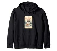 Stylish Hamster Do What I Want Sailing Luxury Style Zip Hoodie