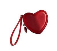 Stylish Heart Coin Pouches PU Leather Purse Wallet Card Holder for Girls Who Love Korean Fashion and Vintage Accessories