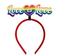 Stylish Heart Pattern Headband Comfortable Festival Headpiece Women's Hair Accessories Fits Various Head Sizes Rainbow Heart Headband