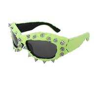 Stylish Hip Hop Sporty Sunglass Photo Props Rivets Shades Trendsetters Hip Hop Shades Hipsters Costume