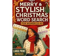 Stylish Holiday Word Search: Christmas Fashion Puzzles for Women 25-40 | Winter Outfits, Parties & Festive Fun: Christmas Fashion Word Search for ... Winter Style, Party Outfits & Cozy Vibes