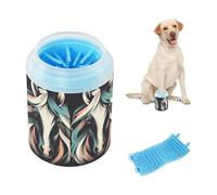 Stylish Horse Mane Art Reusable Paw Cleaner Silicone Brush Soft Pets Bathing Brush Suitable for Small, Medium, Large Breed Dogs