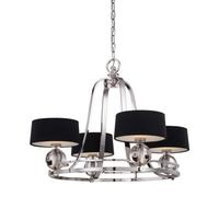 Stylish Imperial Silver 1 Bulb Chandelier Pendant Light With Led G9 3.5W Bulb