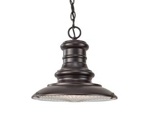 Stylish Ip23 1 Bulb Chain Lantern In Restoration Bronze With Led E27 Socket
