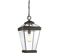 IP23 1 Bulb Chain Lantern Light Western Bronze LED E27 60W MEDIUM