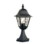 Stylish Ip43 Black Led Outdoor Pedestal Light With E27 Socket