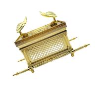 Stylish Israeli Cabinet Collectible Ark Of The Covenant Replicas Model Statue Ornament Living Room Desktop Decoration Ornament