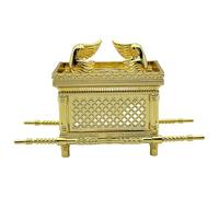 Stylish Israeli Cabinet Collectible Ark Of The Covenant Replicas Model Statue Ornament Living Room Desktop Decoration Ornament