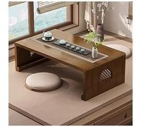 Stylish Japanese Folding Floor Table - Versatile Coffee & Tea Table for Living Room & Dining Room Decor, Perfect for Tea Ceremonies, Space-Saving Design
