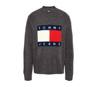 Stylish Jumpers for a Trendy Look - male - Tommy Jeans - Round-neck Knitwear - Gray - XL - Knitwear XL