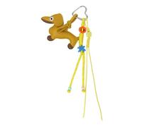 Stylish Keyring with Removable PU Clip, Lightweight Sausage Design for Commuter and Gym Sausage Dog Keyring
