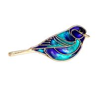 Stylish Kiriste Bird Pin Sturdy Waterproof Design Sparkling Crystal Embellishment Perfect for Outfits and Event Trendy Bird Shaped Clasp