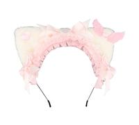 Stylish Kitten Headpiece Proms Birthday Hairbands Dark Headwear Halloween Bows Adorkable Hair Headwear