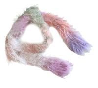 Stylish Knit Neckwear For Women Adjustable Size Photo Props Small Detail Multicolored Scarf Knit Scarf For Women