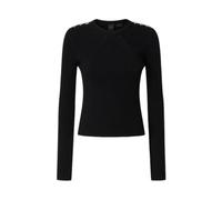 Stylish Knit Top - female - PINKO - Round-neck Knitwear - Black - M - Knitwear M